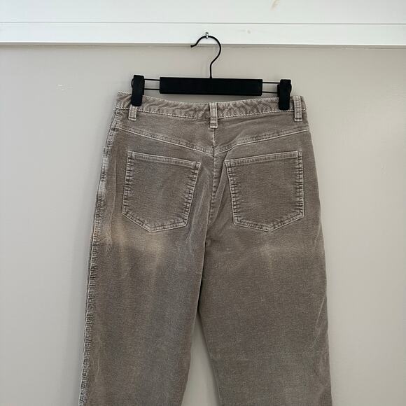 Isabella Bird high waist button fly flare corduroy pants - Picture 4 of 5